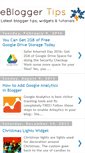 Mobile Screenshot of ebloggertips.com